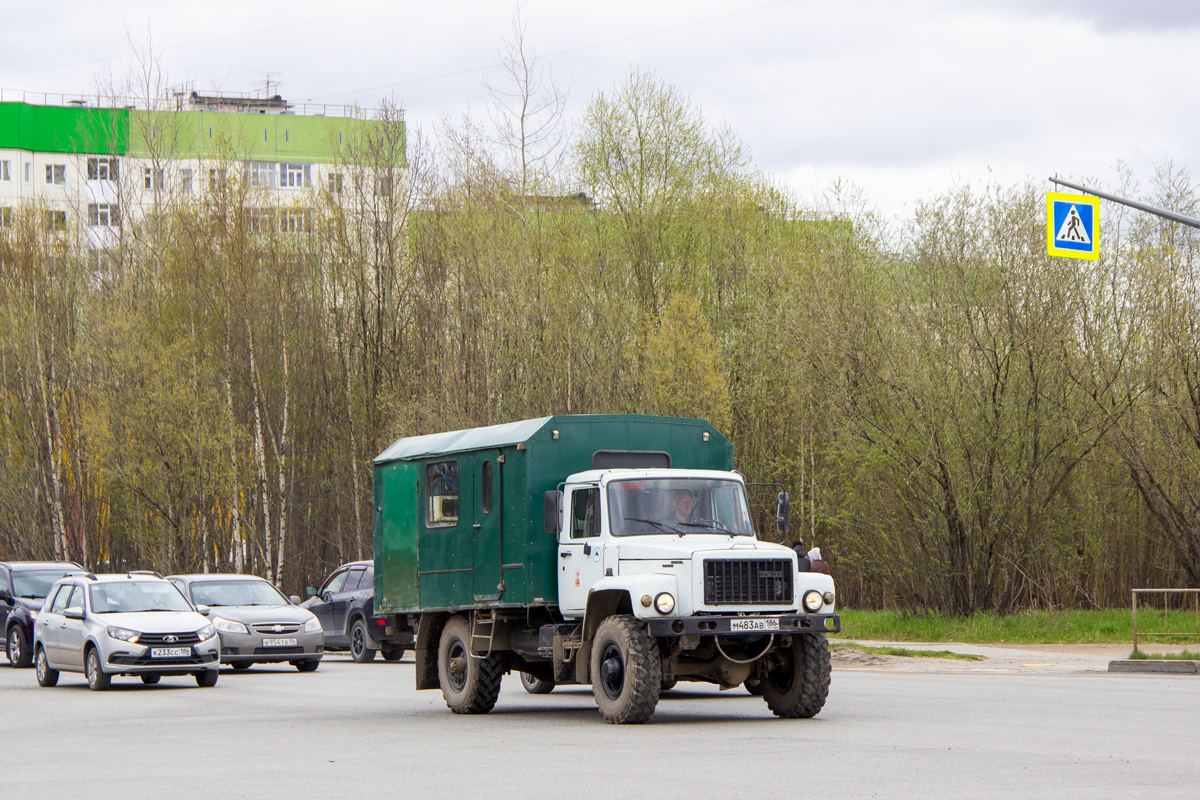 Ханты-Мансийский автоном.округ, № М 483 АВ 186 — ГАЗ-33081 «Садко»