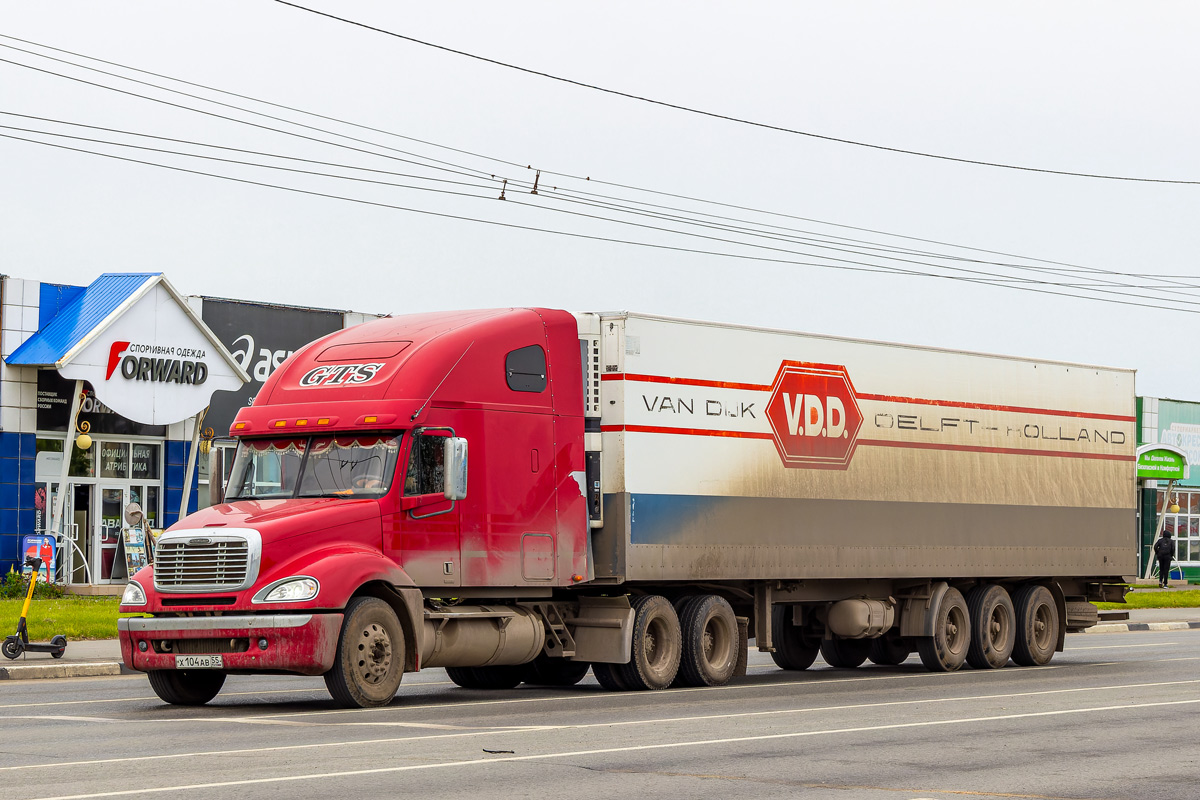 Омская область, № Х 104 АВ 55 — Freightliner Columbia Омская область, № Х 104 АВ 55 — Freightliner Columbia