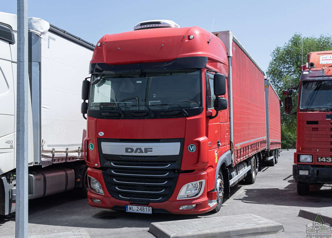 Польша, № WL 2481R — DAF XF Euro6 FAR