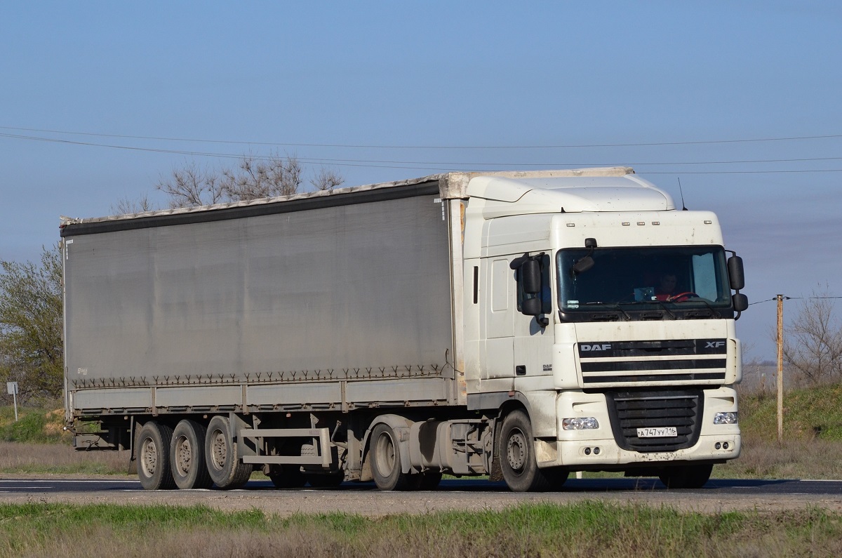 Татарстан, № А 747 УУ 716 — DAF XF105 FT