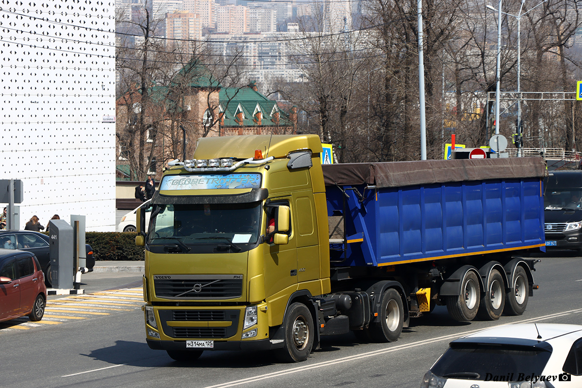 Приморский край, № Н 314 МА 125 — Volvo ('2008) FH.400 Приморский край, № Н 314 МА 125 — Volvo ('2008) FH.400