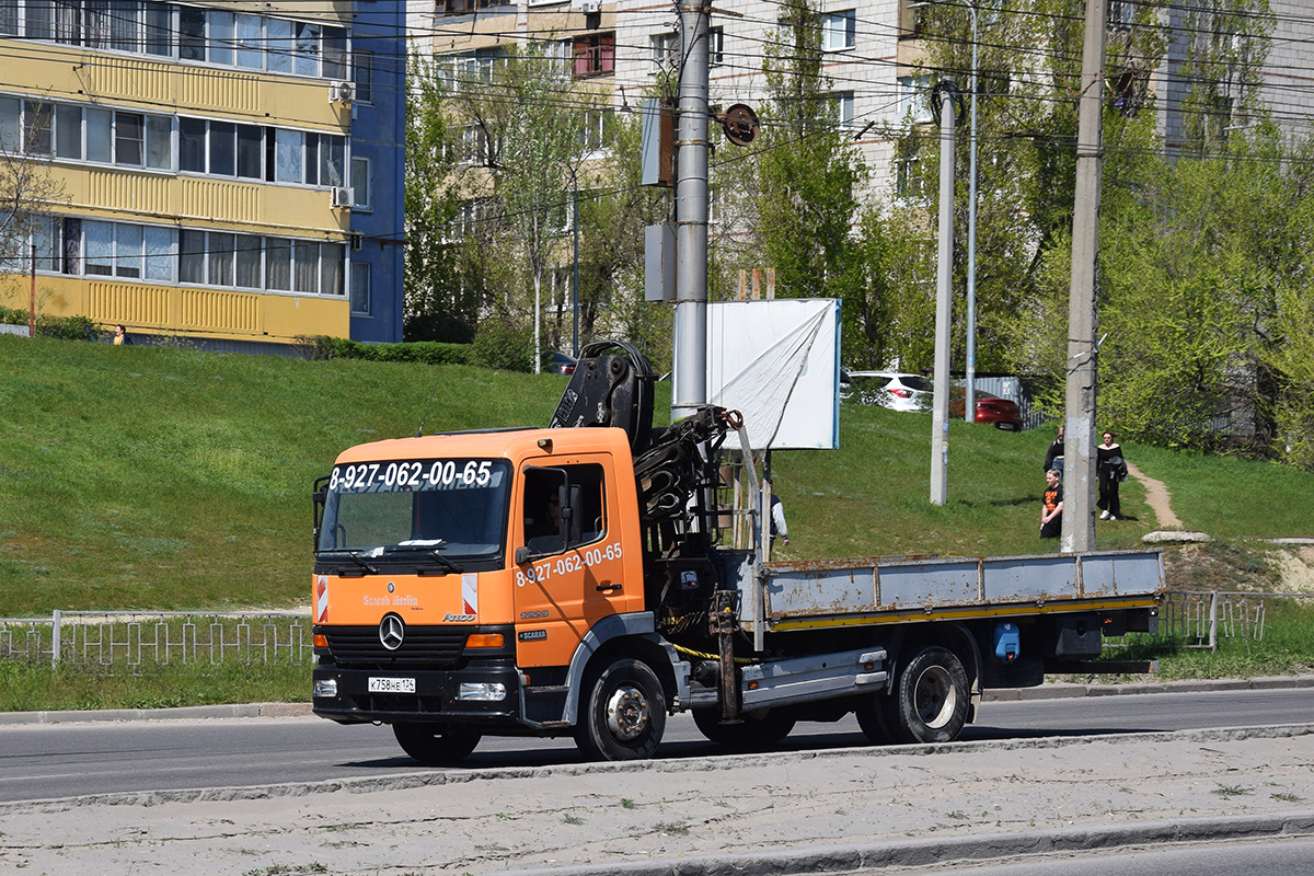 Волгоградская область, № К 758 НЕ 134 — Mercedes-Benz Atego 1217