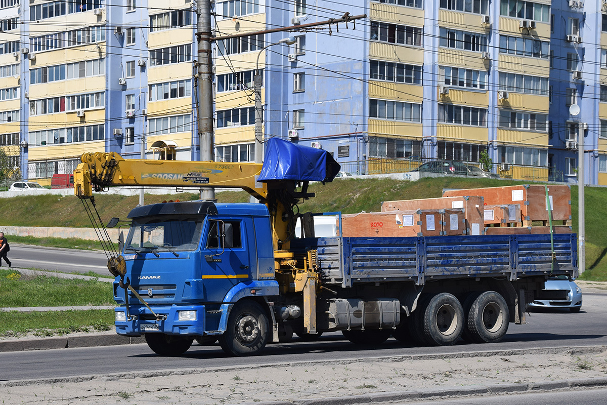 Волгоградская область, № А 414 СМ 134 — КамАЗ-65117 (общая модель)