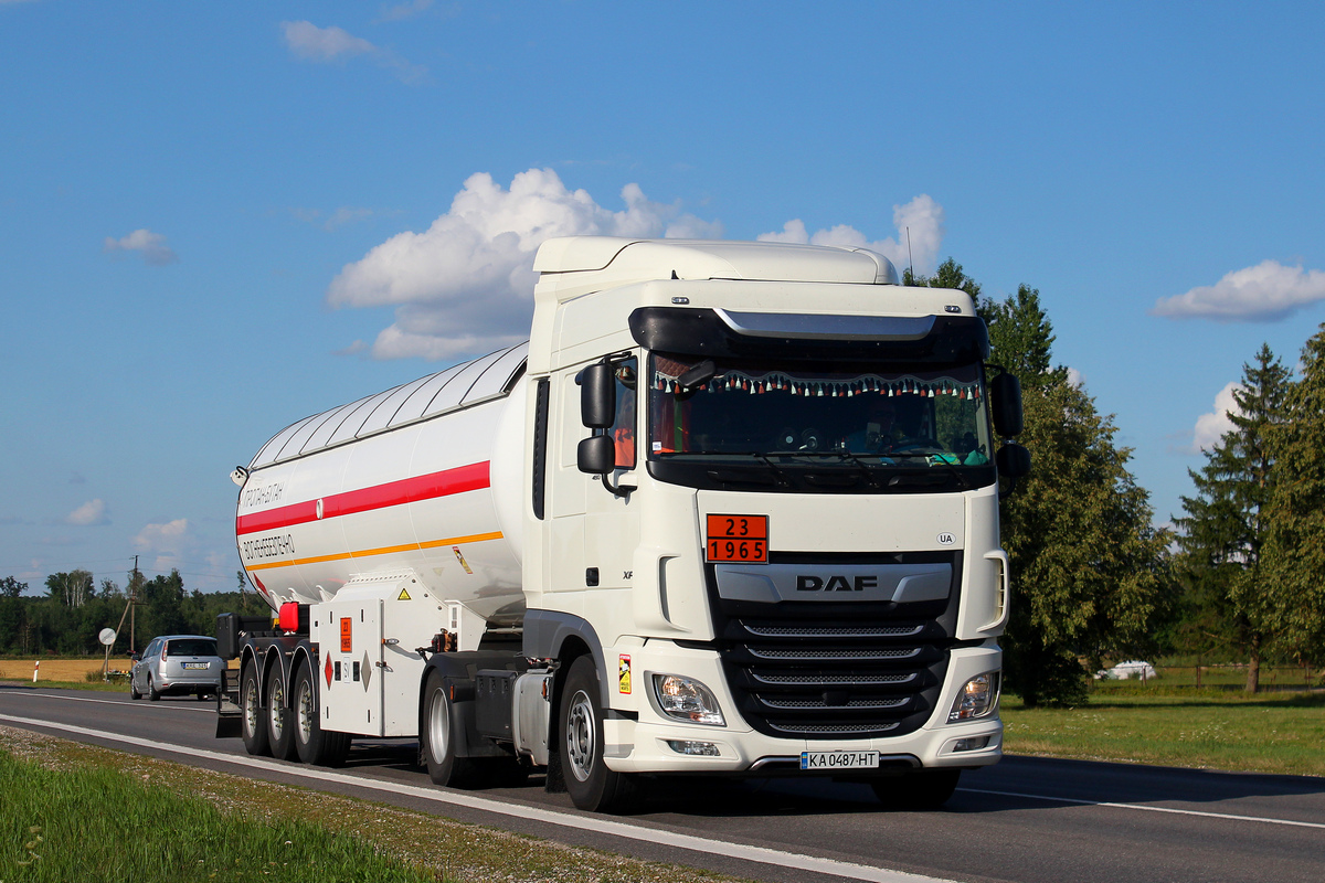 Киев, № КА 0487 НТ — DAF XF Euro6 FT