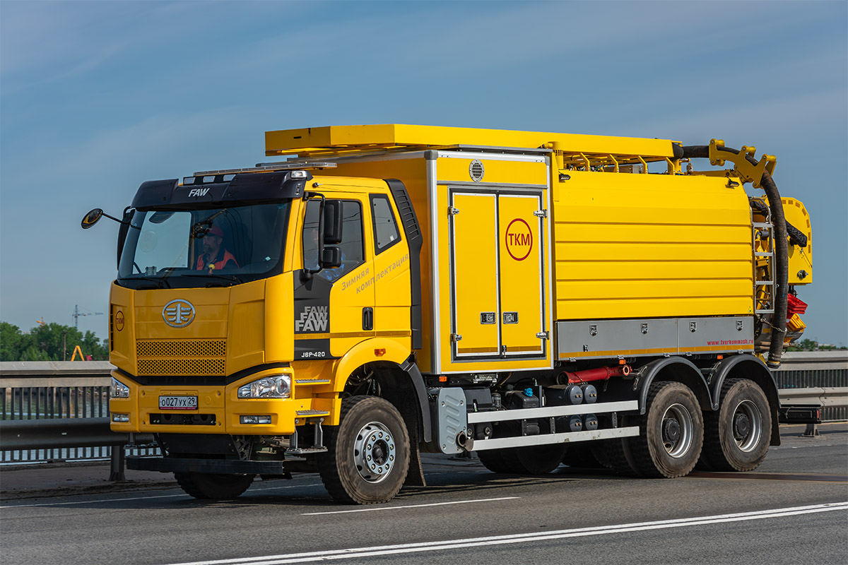 Архангельская область, № О 027 УХ 29 — FAW J6 CA3250 Архангельская область, № О 027 УХ 29 — FAW J6 CA3250