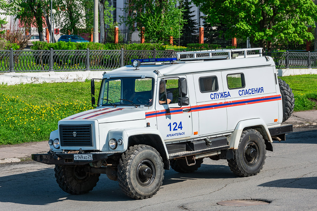 Архангельская область, № 124 — ГАЗ-3901/3902/330811 «Вепрь»
