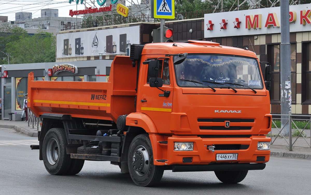 Омская область, № Т 446 ХУ 55 — КамАЗ-43255-R4(28) Омская область, № Т 446 ХУ 55 — КамАЗ-43255-R4(28)