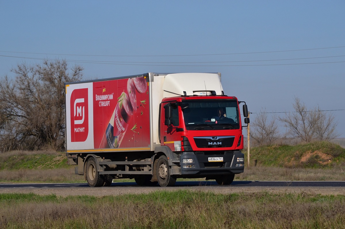 Волгоградская область, № В 836 ОУ 761 — MAN TGM 18.250