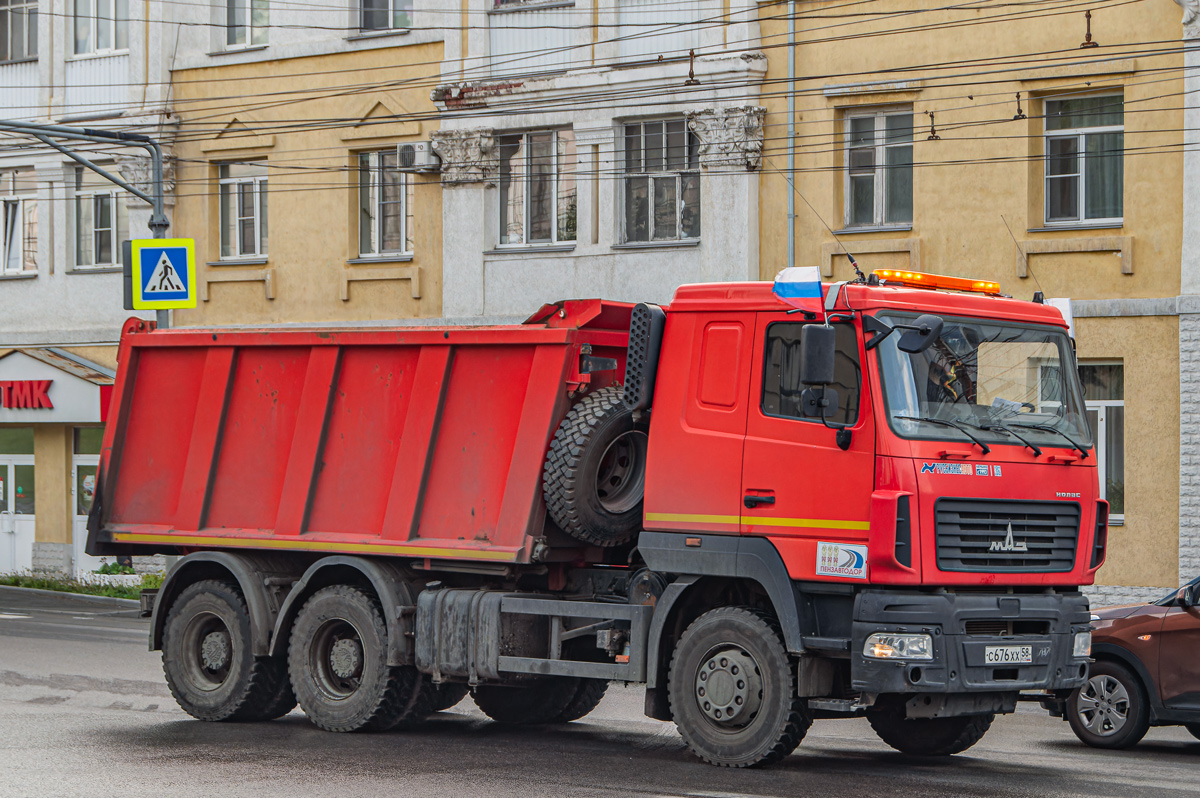 Пензенская область, № С 676 ХХ 58 — МАЗ-650126 Пензенская область, № С 676 ХХ 58 — МАЗ-650126