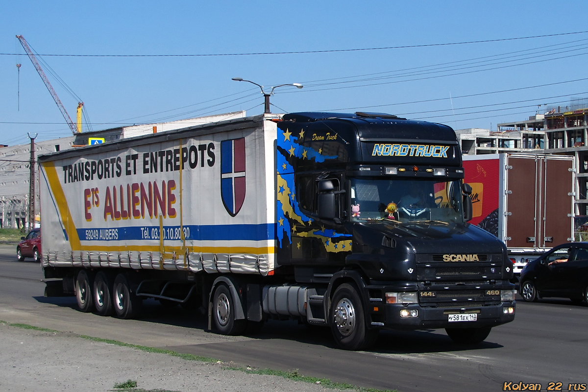 Кемеровская область, № У 581 ЕХ 142 — Scania ('1996) T-Series 144L Кемеровская область, № У 581 ЕХ 142 — Scania ('1996) T-Series 144L