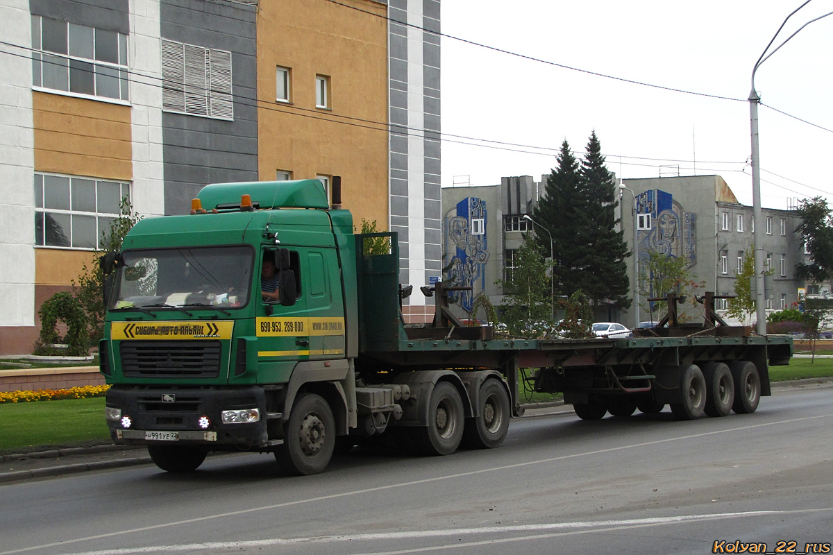 Алтайский край, № Н 991 УЕ 22 — МАЗ-6430A9 Алтайский край, № Н 991 УЕ 22 — МАЗ-6430A9