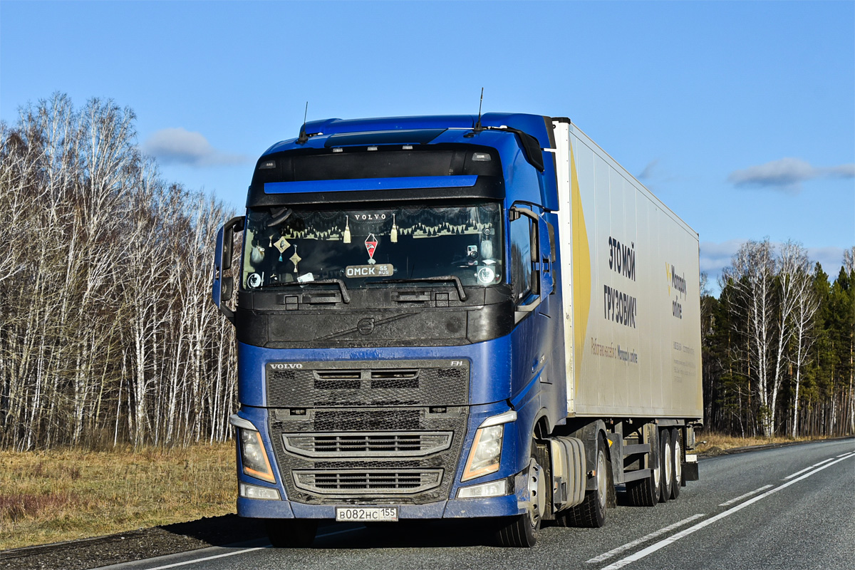 Омская область, № В 082 НС 155 — Volvo ('2012) FH.420