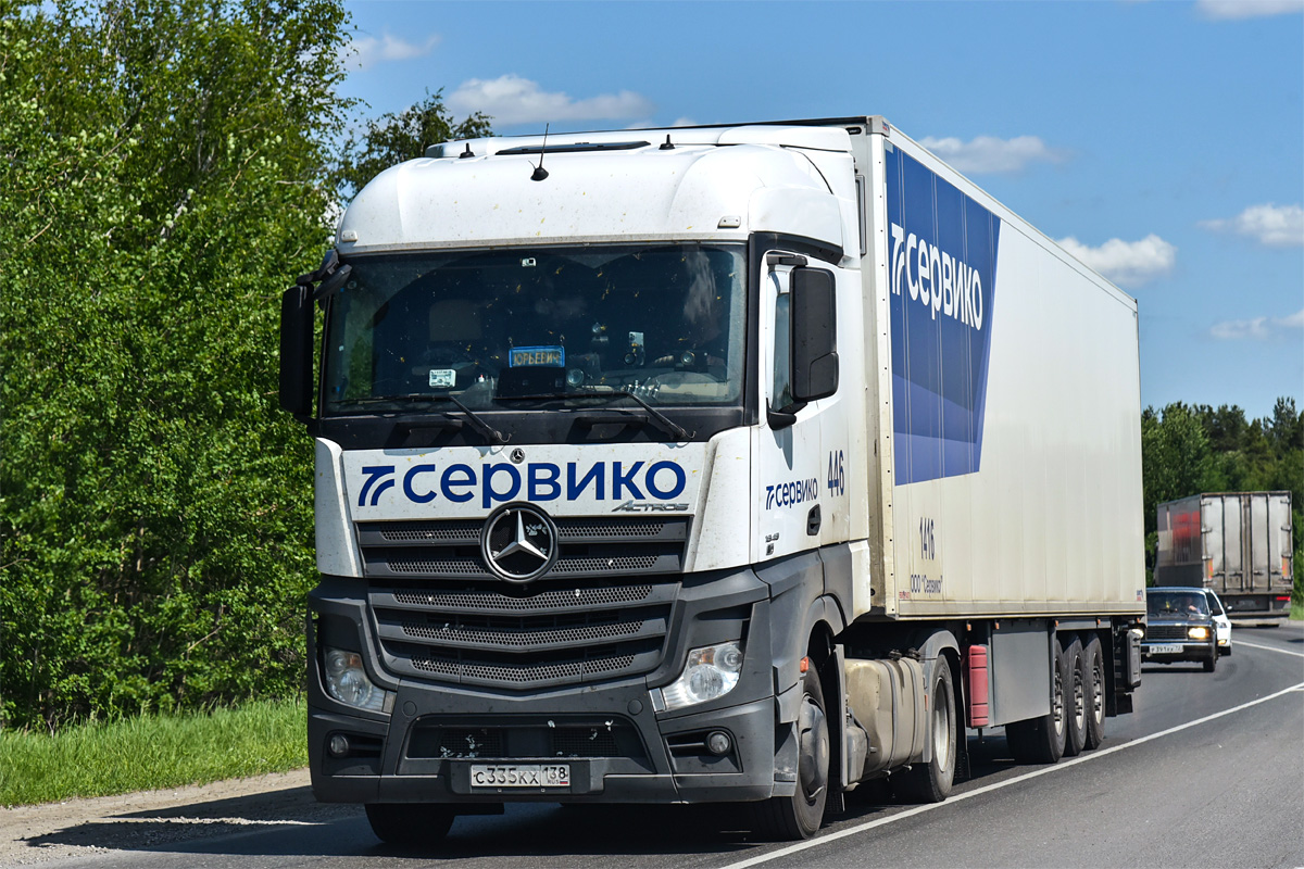 Иркутская область, № 446 — Mercedes-Benz Actros ('2022) [LRD]