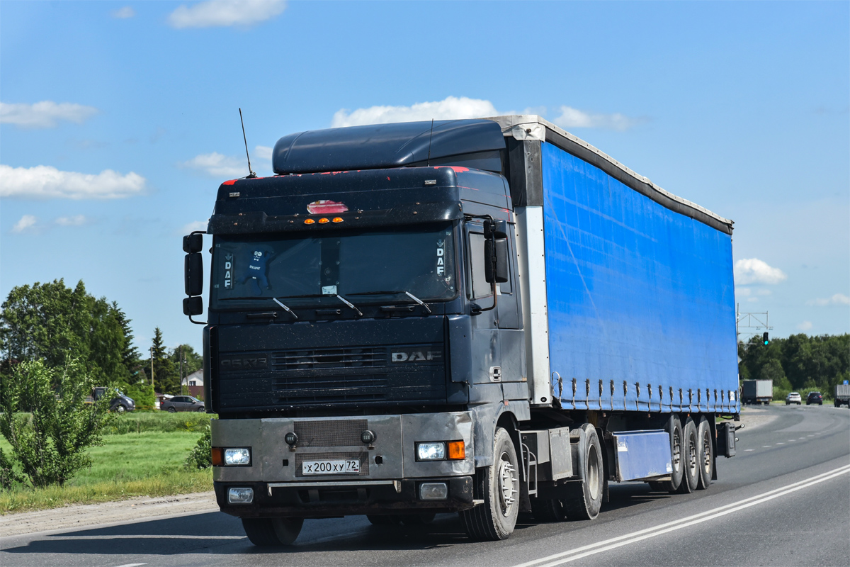 Тюменская область, № Х 200 ХУ 72 — DAF 95XF FT Тюменская область, № Х 200 ХУ 72 — DAF 95XF FT