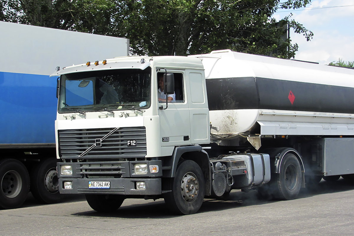 Днепропетровская область, № АЕ 7362 АК — Volvo ('1987) F12 Днепропетровская область, № АЕ 7362 АК — Volvo ('1987) F12