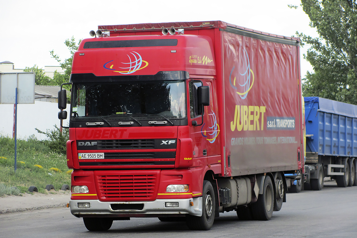 Днепропетровская область, № АЕ 9505 ВМ — DAF XF95 FAR Днепропетровская область, № АЕ 9505 ВМ — DAF XF95 FAR