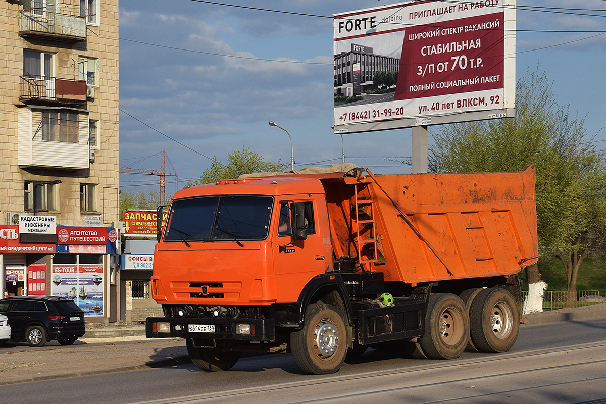 Волгоградская область, № К 614 ЕЕ 134 — КамАЗ-65115 [651150]