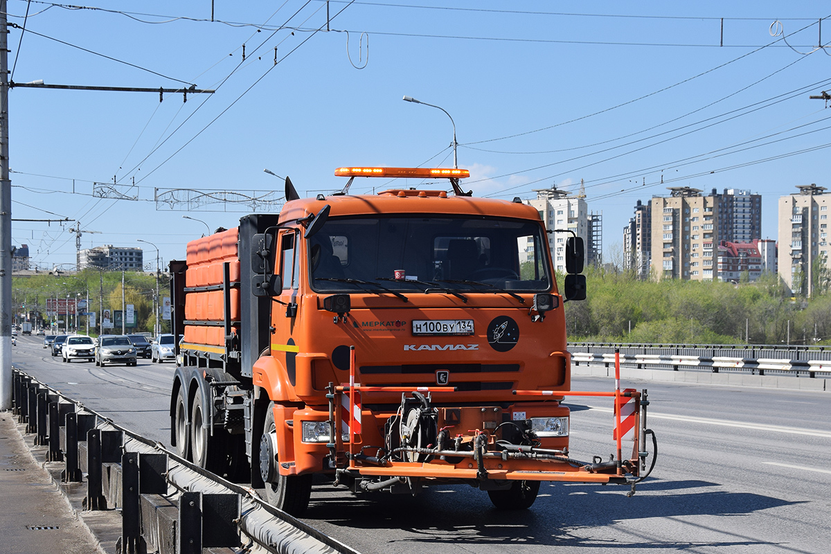 Волгоградская область, № Н 100 ВУ 134 — КамАЗ-65115-37