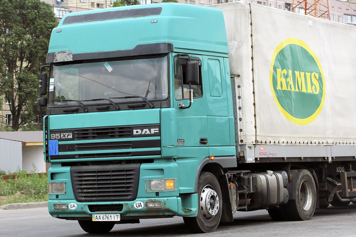 Киев, № АА 6761 ІТ — DAF 95XF FT Киев, № АА 6761 ІТ — DAF 95XF FT