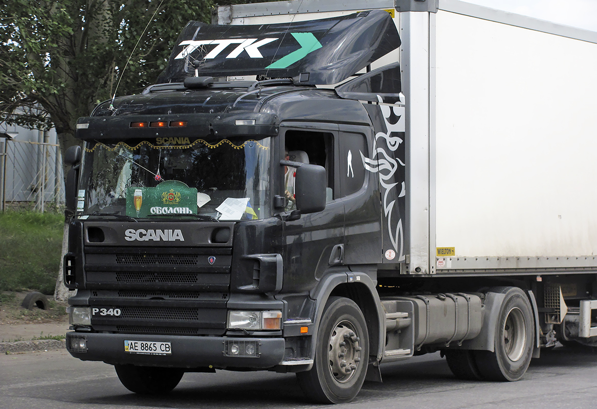 Днепропетровская область, № АЕ 8865 СВ — Scania ('2004) P340 Днепропетровская область, № АЕ 8865 СВ — Scania ('2004) P340