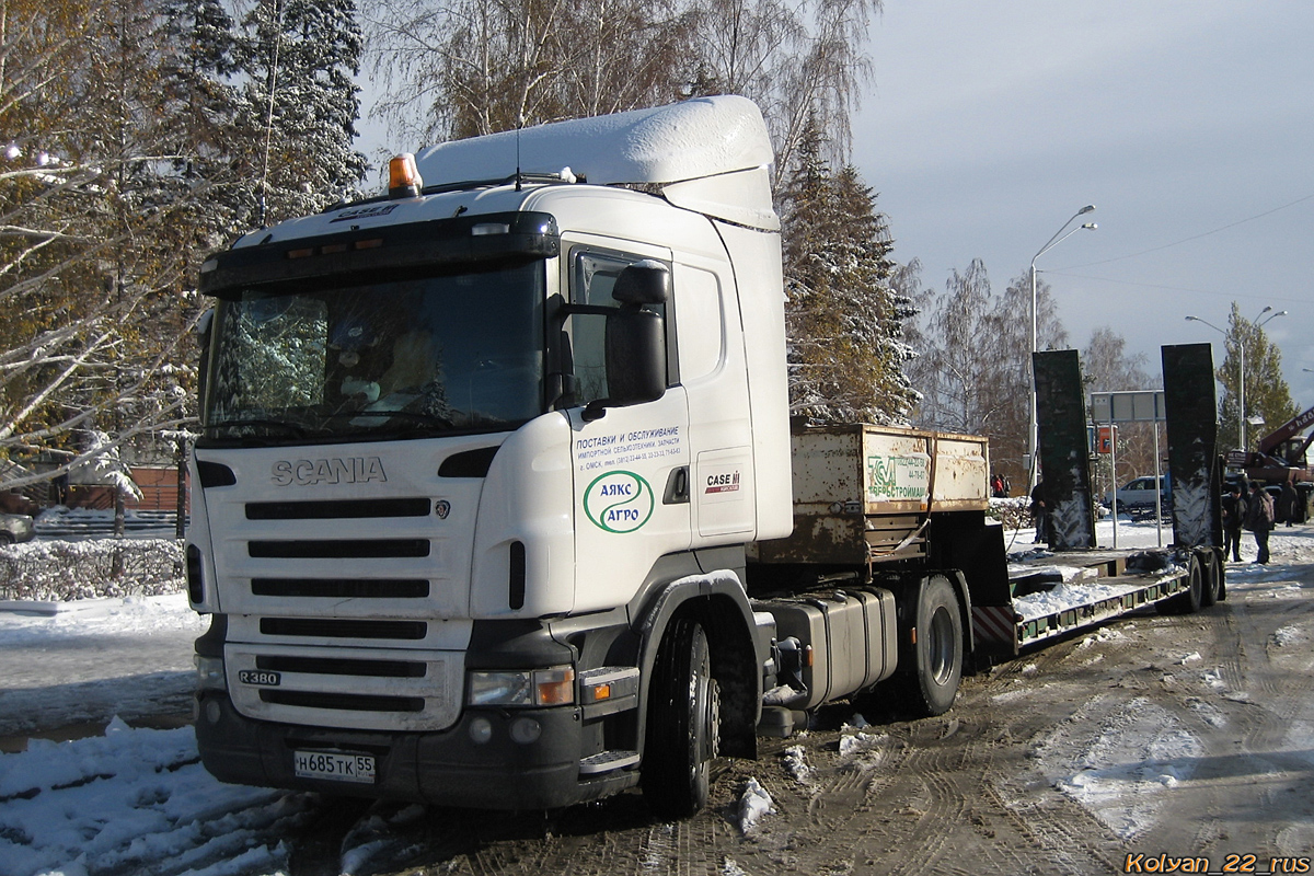 Омская область, № Н 685 ТК 55 — Scania ('2004) R380