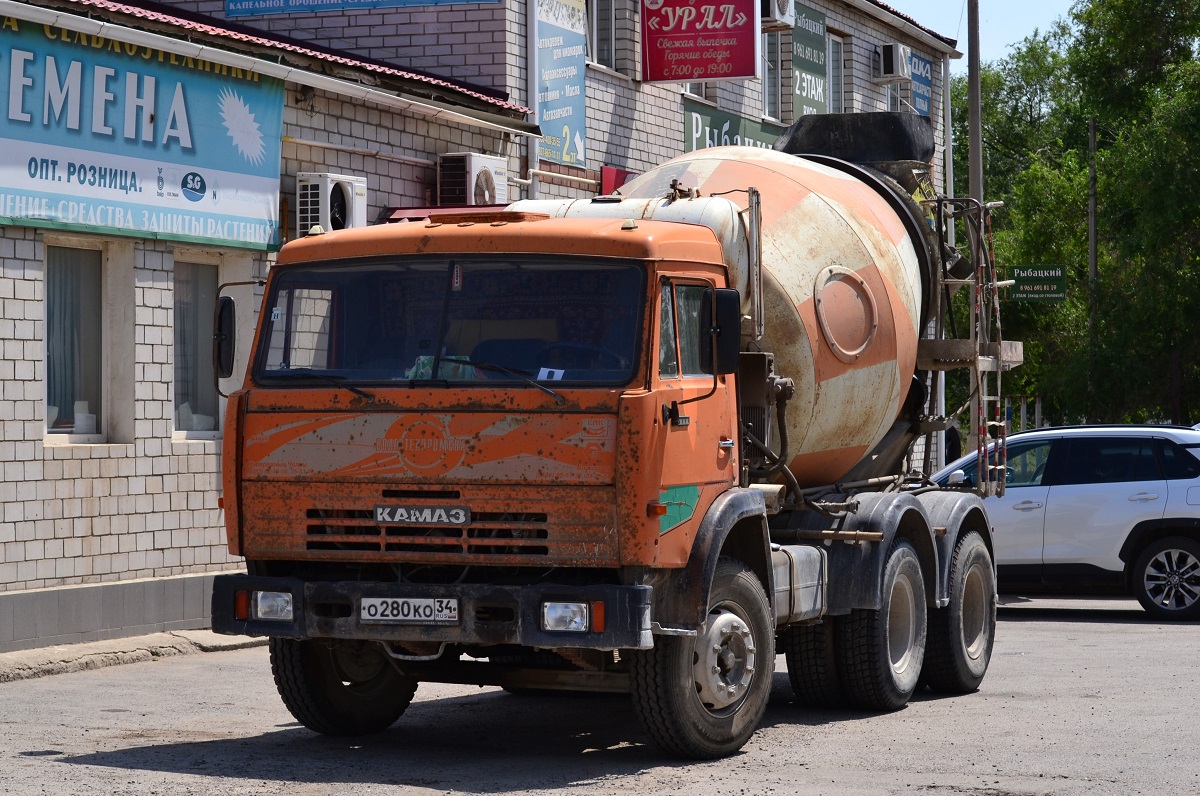 Волгоградская область, № О 280 КО 34 — КамАЗ-55111-02 [55111C]