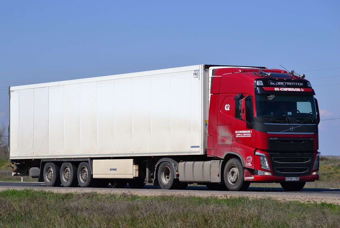Ставропольский край, № В 518 УТ 126 — Volvo ('2012) FH.460 [X9P]
