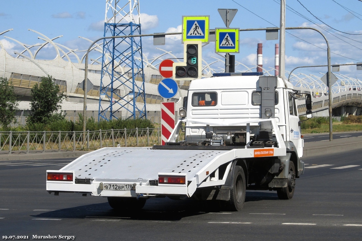 Санкт-Петербург, № В 712 ВР 178 — КамАЗ-4308-H3(99) Санкт-Петербург, № В 712 ВР 178 — КамАЗ-4308-H3(99)