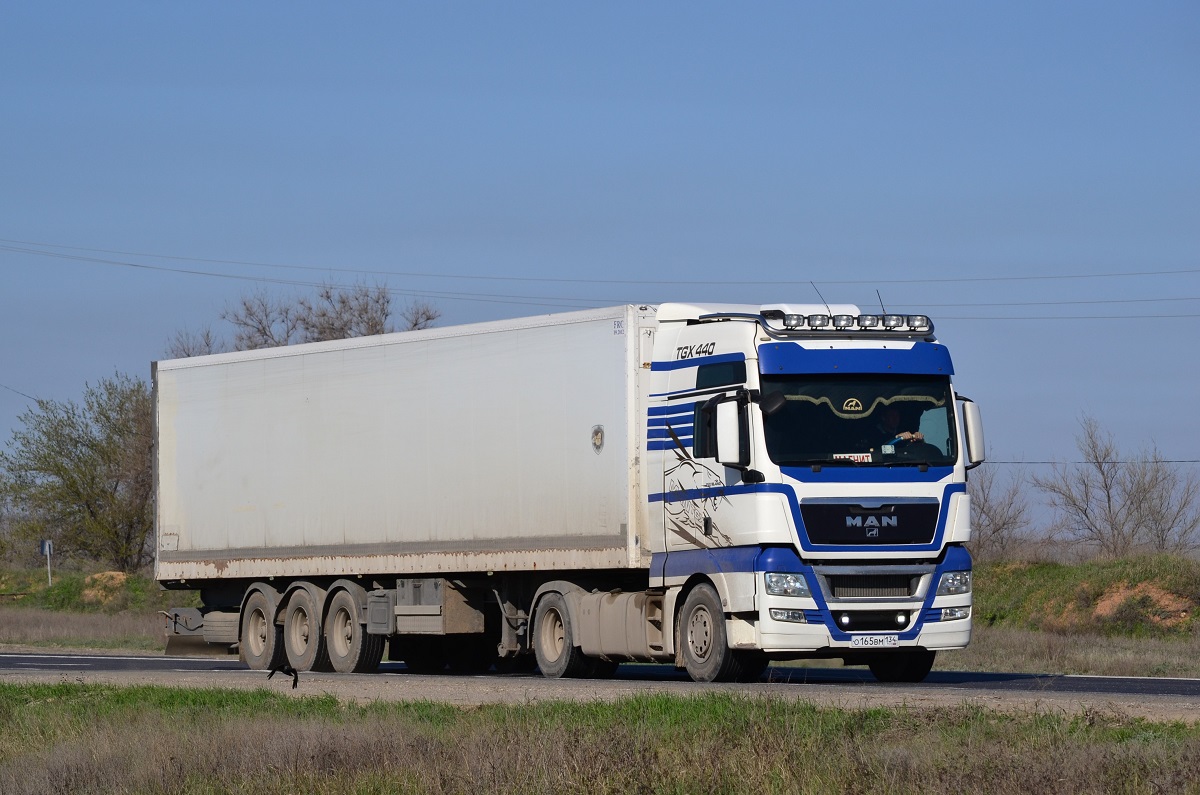Волгоградская область, № О 165 ВМ 134 — MAN TGX ('2007) 18.440 Волгоградская область, № О 165 ВМ 134 — MAN TGX ('2007) 18.440