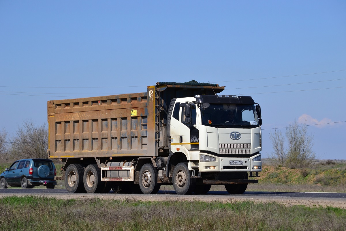 Волгоградская область, № Н 406 АУ 134 — FAW J6 CA3310 Волгоградская область, № Н 406 АУ 134 — FAW J6 CA3310