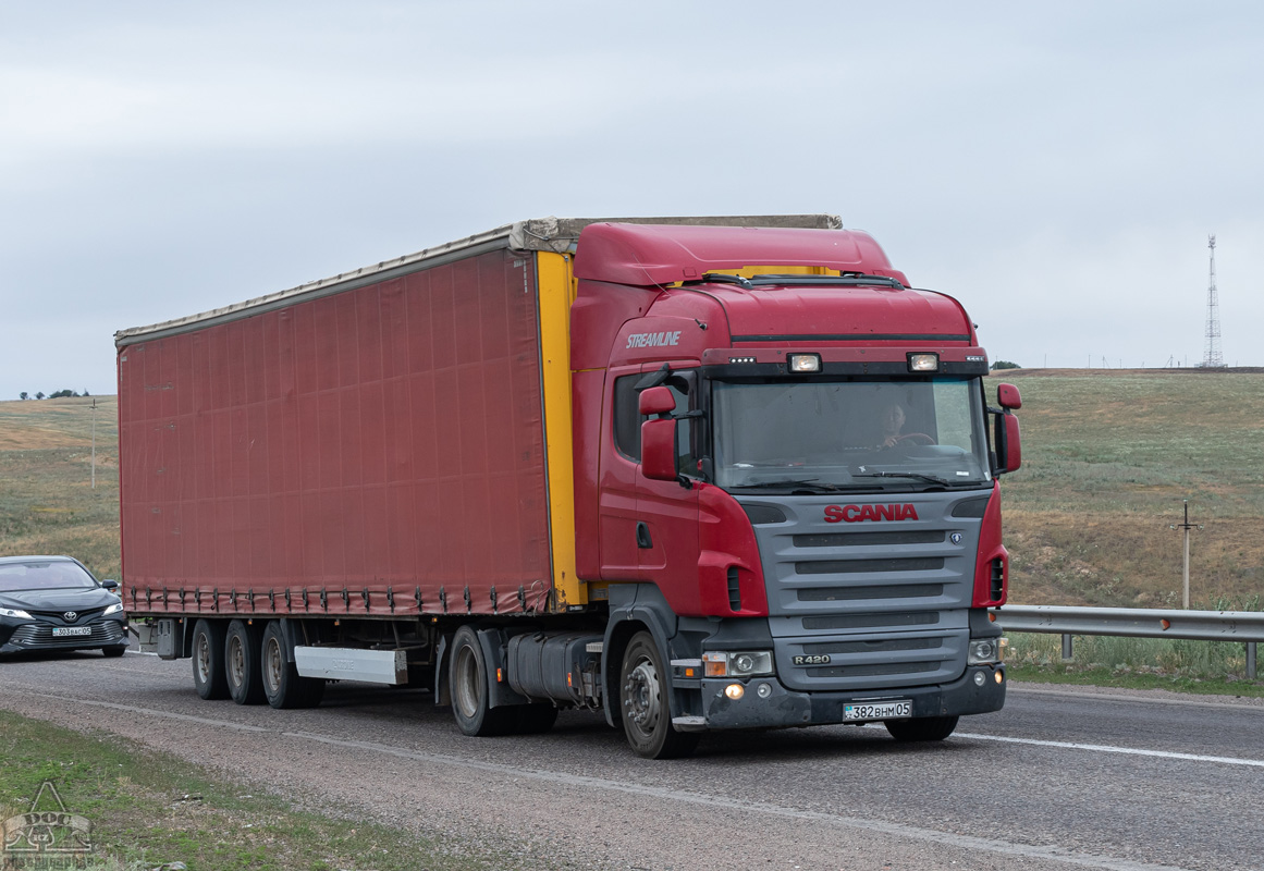 Алматинская область, № 382 BHM 05 — Scania ('2004) R420