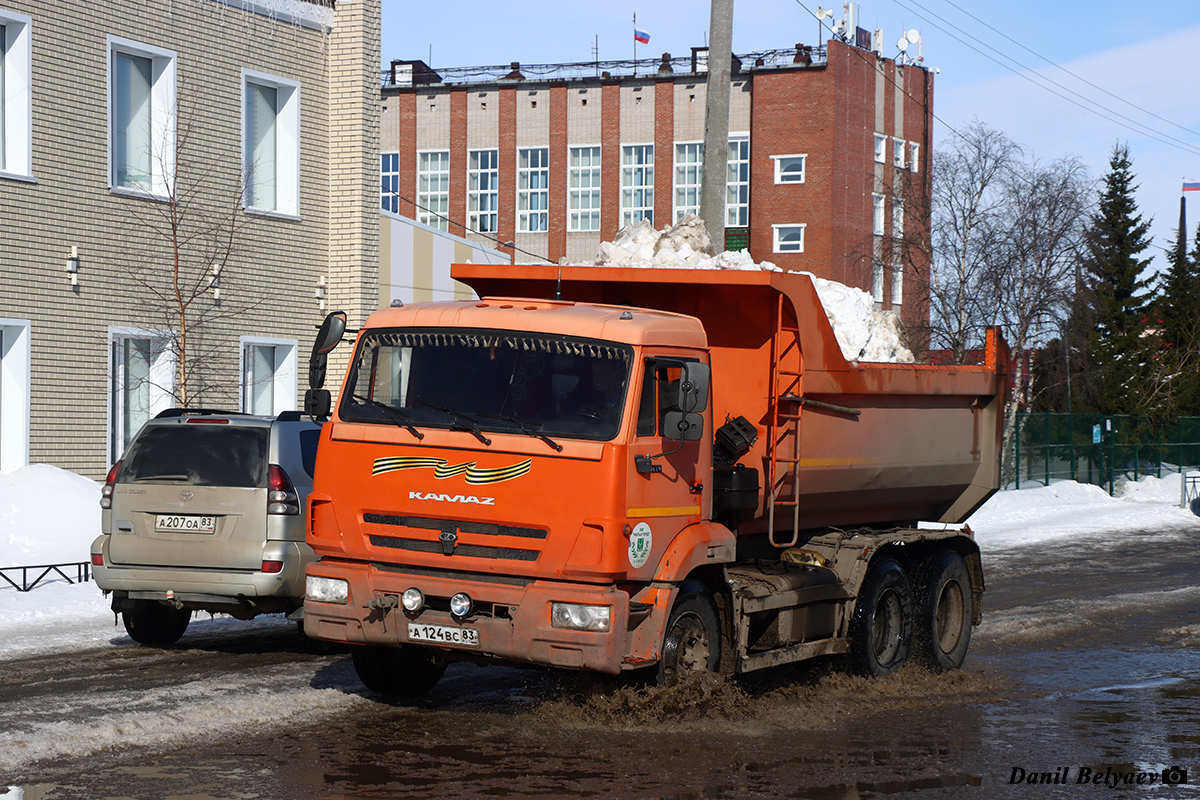Ненецкий автономный округ, № А 124 ВС 83 — КамАЗ-65115-L4(19) Ненецкий автономный округ, № А 124 ВС 83 — КамАЗ-65115-L4(19)