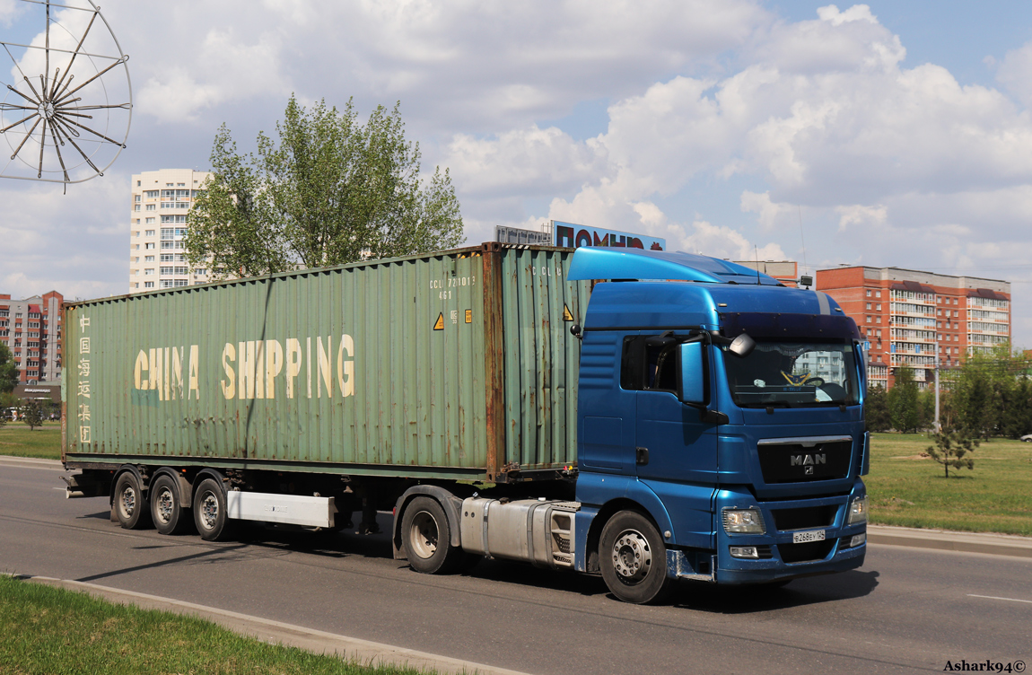 Красноярский край, № В 268 ЕУ 124 — MAN TGX ('2007) 18.480 Красноярский край, № В 268 ЕУ 124 — MAN TGX ('2007) 18.480