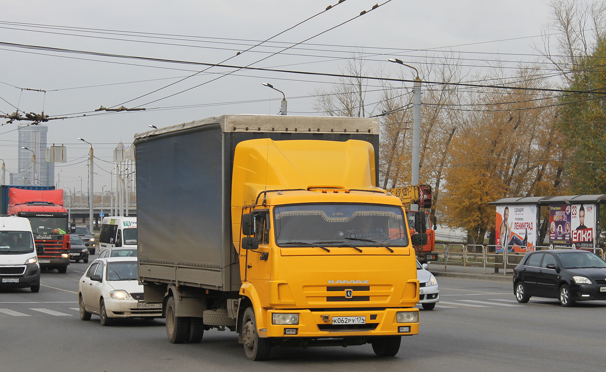 Челябинская область, № К 062 РУ 174 — КамАЗ-4308 (общая модель)