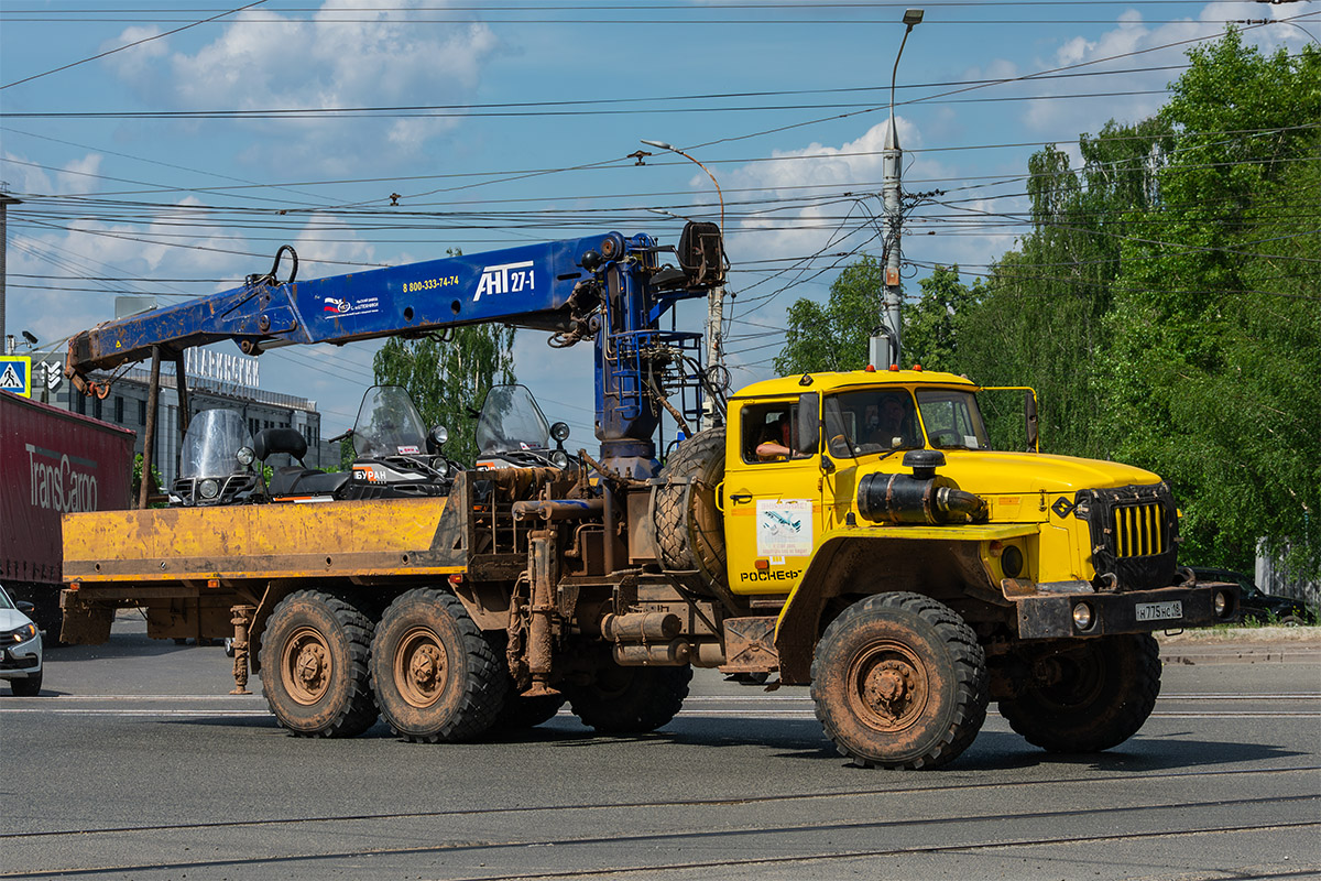 Удмуртия, № Н 775 НС 18 — Урал-4320-60