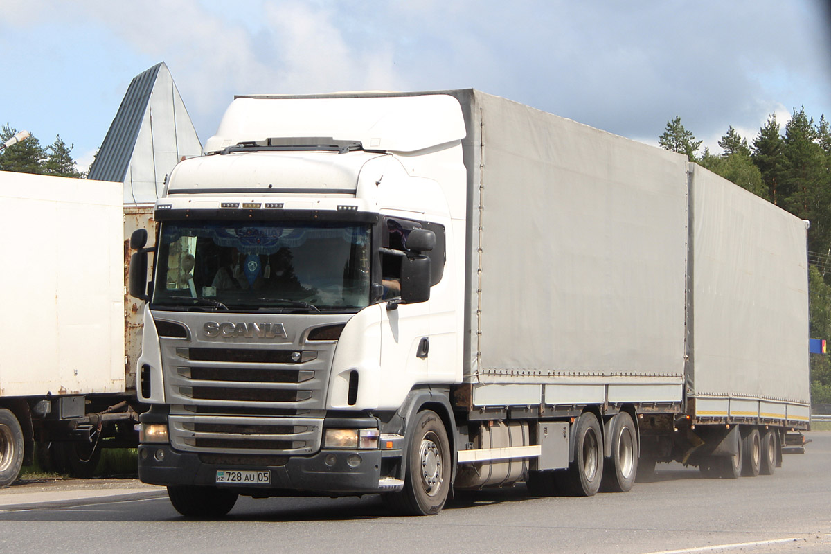 Алматинская область, № 728 AU 05 — Scania ('2009, общая модель)