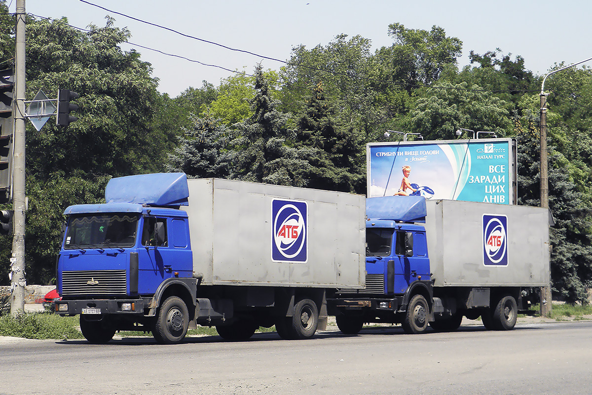 Днепропетровская область, № АЕ 0737 ВЕ — МАЗ-533603