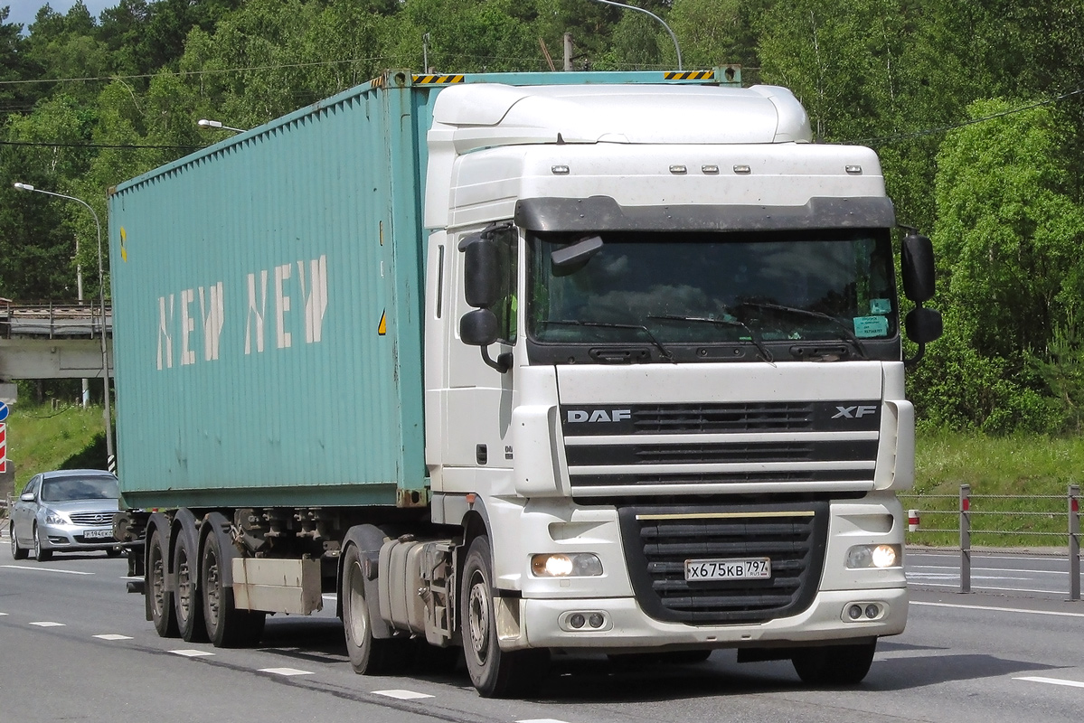 Московская область, № Х 675 КВ 797 — DAF XF105 FT Московская область, № Х 675 КВ 797 — DAF XF105 FT