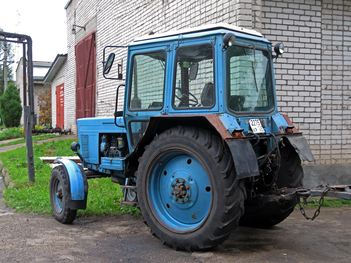 Кировская область, № 2275 КР 43 — МТЗ-80 (общая модель) Кировская область, № 2275 КР 43 — МТЗ-80 (общая модель)