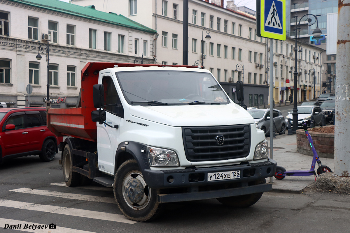 Приморский край, № У 124 ХЕ 125 — ГАЗ GAZon NEXT (общая модель) Приморский край, № У 124 ХЕ 125 — ГАЗ GAZon NEXT (общая модель)